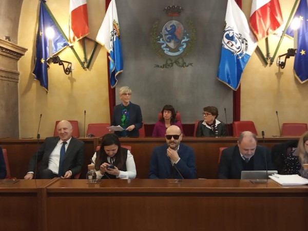 Direzione nazionale UICI e consiglio sezionale riuniti nella sala consiglio del Comune di Brescia